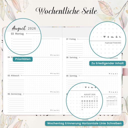 Indeme Naptár 2025 Heti Tervező A5 Napló Szervezővel és Rugalmas Sávval