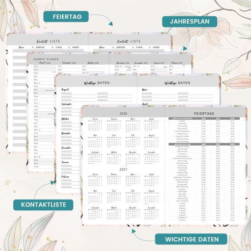 Indeme Naptár 2025 Heti Tervező A5 Napló Szervezővel és Rugalmas Sávval