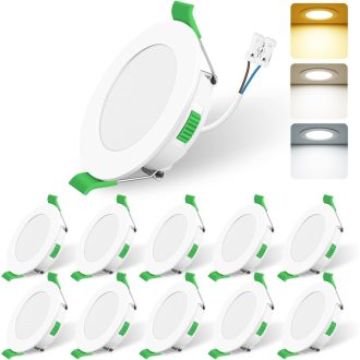   ALUSSO LED Ugradbena Spot Svjetiljka 5W 460 Lumena Zatamnjiva 3 Temperature Boje