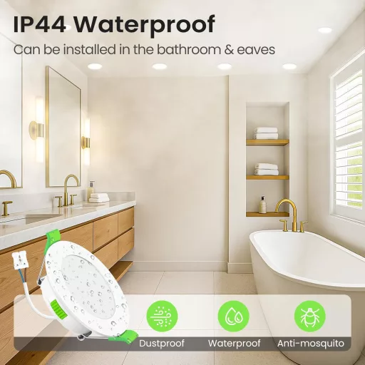 ALUSSO LED Ugradbena Spot Svjetiljka 5W 460 Lumena Zatamnjiva 3 Temperature Boje