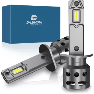  D-Lumina H1 LED Izzó 100W 16000LM Halogén Helyettesítő Autó Fényszóró 12V-18V 2db