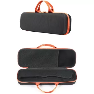   EUGOOCX Dyson Airstrait utazótok - merevfalú tárolódoboz hajsimítóhoz, fekete/narancs