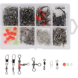   Filltown 160 komada ribolovnih vrtilica s kopčama u kutiji za pribor