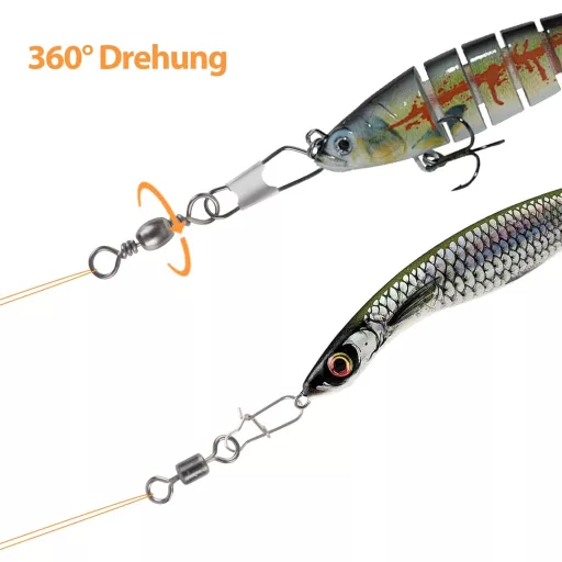 Filltown 160 komada ribolovnih vrtilica s kopčama u kutiji za pribor