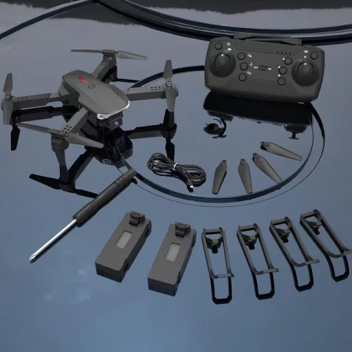 Wipkviey T27 Skladací dron s kamerou - FPV WiFi živé vysielanie, 2 batérie, 30 minút letového času, gravitačné ovládanie, gesto Se