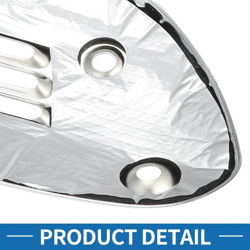 Protecție tobă eșapament ABSOPRO pentru scuter Vespa Sprint 150 (2016-2022) - Aliaj de aluminiu, culoare argintie