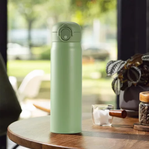 Nerezová termoska Olerd 500 ml čierna – na studené a teplé nápoje