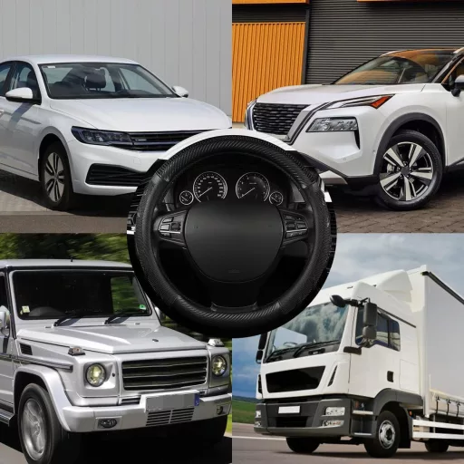 Adunsiaoto Poťah na volant z pravej kože 38 cm čierny protišmykový športový