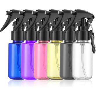   Jostift 60ml utazó spray palack szett 6db - újratölthető mini permetező karabinerrel