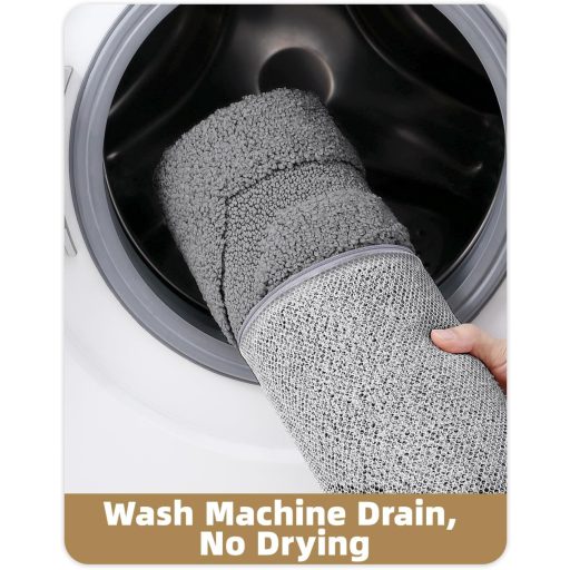 Protišmyková kúpeľňová predložka COLOR&GEOMETRY 61x92 cm béžová, mäkká a prateľná