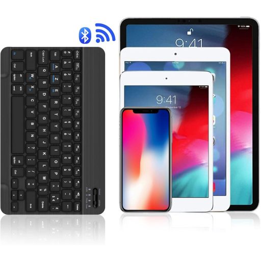 SENGBIRCH iPad Air 11 2024 Billentyűzetes Tok AZERTY Stylus Nyílással Zöld
