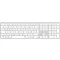 Tastatură wireless Bluetooth SODI pentru Mac/iPad/iPhone, aluminiu, reîncărcabilă, QWERTZ