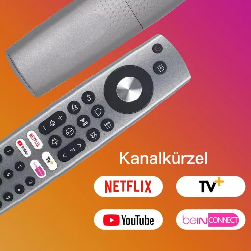 FOXRMT Grundig TV Távirányító - Univerzális Távirányító Grundig Televízióhoz - Azonnali Használat RC4353922 Modellekhez - 4 Gyorsgombbal