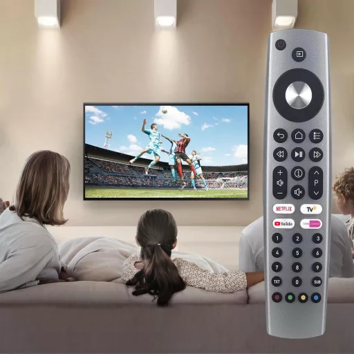 FOXRMT Grundig TV Távirányító - Univerzális Távirányító Grundig Televízióhoz - Azonnali Használat RC4353922 Modellekhez - 4 Gyorsgombbal