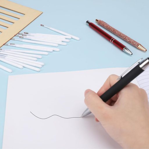 ENLACE Uložak za kemijsku olovku 1.0mm Crni 50 komada Paket Uredski Materijal