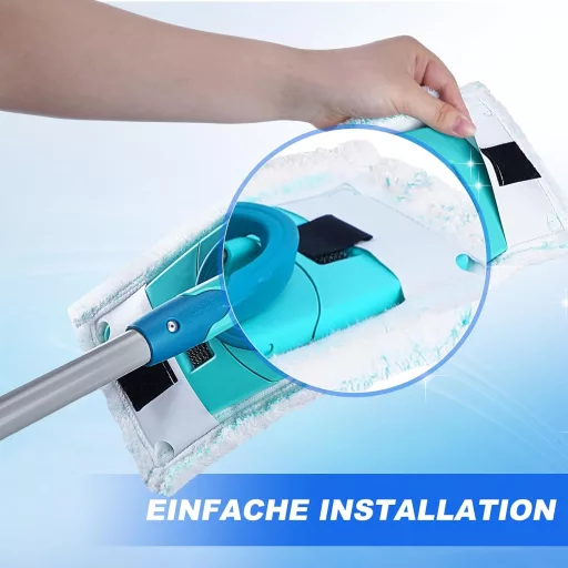 KEEPOW 2 bucăți Rezerve mop Leifheit Clean Twist M Ergo Micro Duo