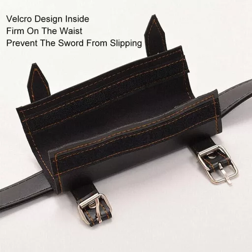 Kiuiom Katana Schwerthalter mit Gürtel, Cosplay und Samurai-Enthusiasten, robuster Gürtel für komfortables Tragen, perfektes Zubehör für Nac