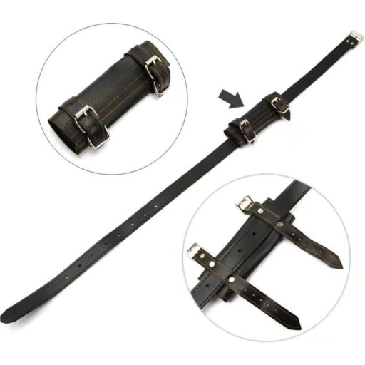 Kiuiom Katana Schwerthalter mit Gürtel, Cosplay und Samurai-Enthusiasten, robuster Gürtel für komfortables Tragen, perfektes Zubehör für Nac