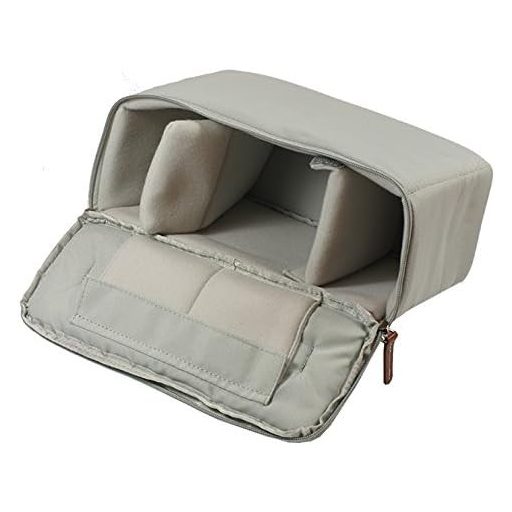 Firmcam Stonegray Vászon és Velúr Fényképezőgép Táska Sötétszürke