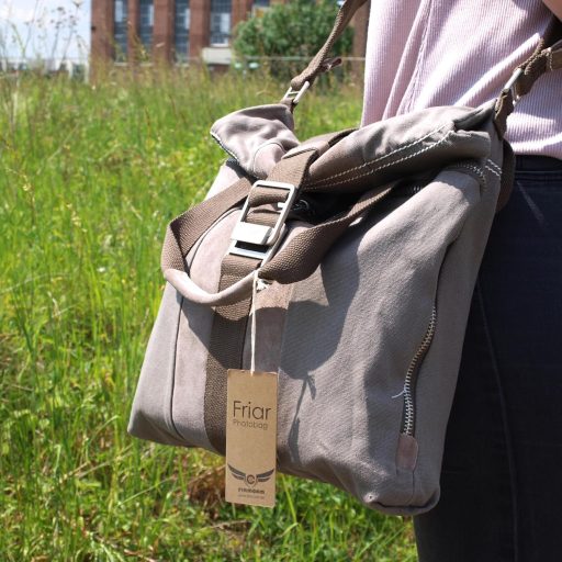 Firmcam Stonegray Vászon és Velúr Fényképezőgép Táska Sötétszürke