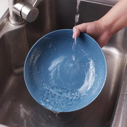 Set boluri pentru paste Swuut Ceramică 23 cm - 6 buc, 1180 ml Bol mare pentru salată, Set de vase pentru masă, utilizabil în cuptorul cu microunde, lavabil în mașina de spălat vase