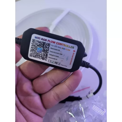 Lichaser 20m RGB+IC Neon LED Szalag Kültéri WiFi - IP68 Vízálló Hajlítható LED Csík Alexa Vezérléssel, 24V Szilikon Fénycsík Zenei Szinkroni