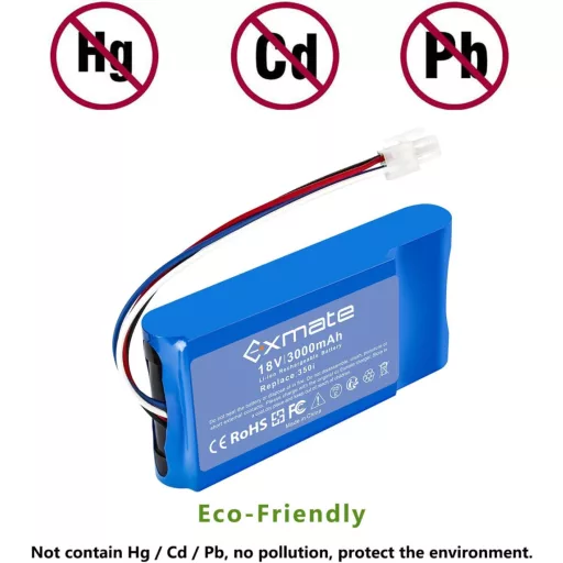 Exmate 18V 3000mAh Li-ion batéria pre kosačku Yard Force Amiro