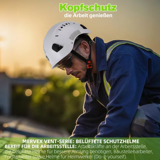 GREEN DEVIL Védősisakok Munkavédelmi Sisak ABS Könnyű Szellőztetett Ipari Sisak EN397