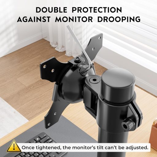 BONTEC Dual Monitor Tartó 13-34" Magasságállítható Forgó VESA Kompatibilis