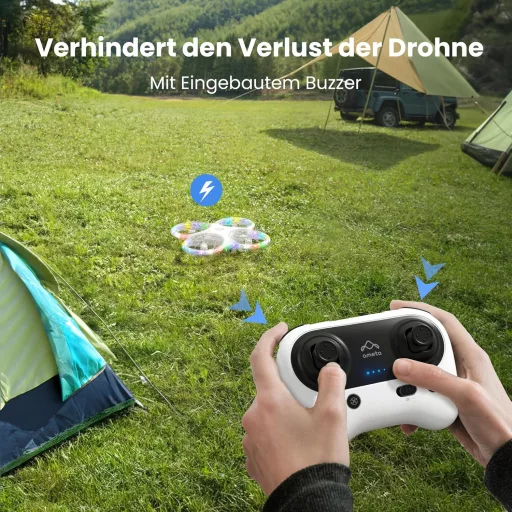 Ameta Morpho FPV Drón Kamerával Gyerekeknek, 1080P HD, 18 Perc Repülési Idő
