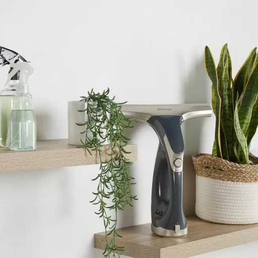 Beldray Titanium Akkus Ablaktisztító Gumilap Fejjel 60ml Tartály Cseppmentes