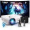 Staratlas Mini Projector 9500L 4K Full HD 1080P Bluetooth házimozi projektor HDMI USB tripod táskával