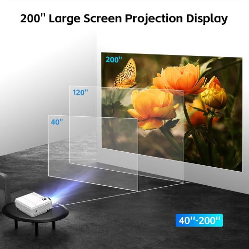 Staratlas Mini Projector 9500L 4K Full HD 1080P Bluetooth házimozi projektor HDMI USB tripod táskával