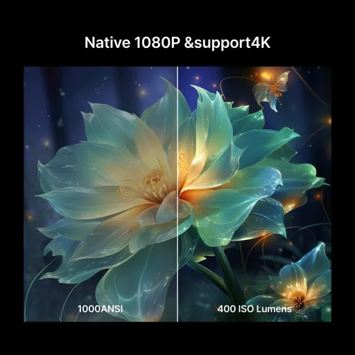 Formovie Page One Mini Smart Projektor s Google TV a Netflix Licenciou - Full HD 1080P, WiFi 6, Bluetooth 5.3, Automatické zaostrovanie, HDR10, Vonkajší