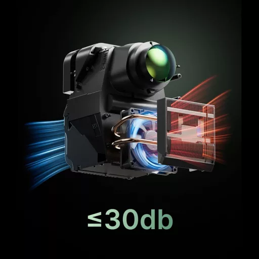 Formovie Page One Mini Smart Projektor s Google TV a Netflix Licenciou - Full HD 1080P, WiFi 6, Bluetooth 5.3, Automatické zaostrovanie, HDR10, Vonkajší