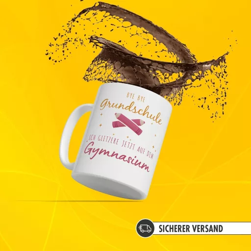 Cană Cadou Gimnaziul Sweetify, Clasa a 5-a, Schimbare Școală, Pentru Fete