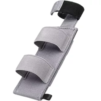   YHZNAGEM Taktikai Tourniquet Tartó Táska - MOLLE Kompatibilis Elsősegély Szorítókötés Tok Kültéri Használatra, Szürke Nylon, 17,5x5 cm