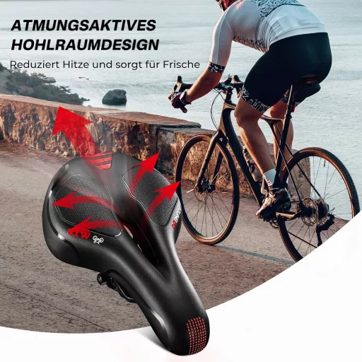 YOUNGDO Gel Kerékpár Nyereg Ergonomikus Puha Kényelmes Vízálló