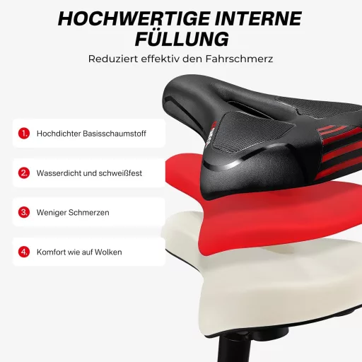 YOUNGDO Gel Kerékpár Nyereg Ergonomikus Puha Kényelmes Vízálló