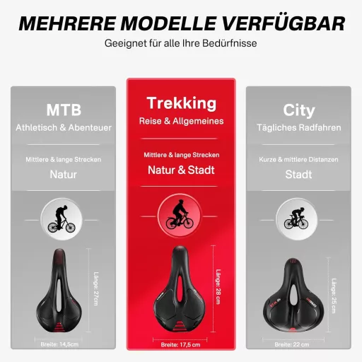 YOUNGDO Gel Sedlo za Bicikl Ergonomsko Mekano Udobno Vodootporno