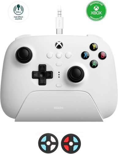 8bitdo Ultimate 3 Xbox Kontroller - 3 Módú (USB-C, Bluetooth, 2.4G), Hall-Effekt Joystick, Töltőállomás, 20 Órás Üzemidő, Xbox Series X|S/On