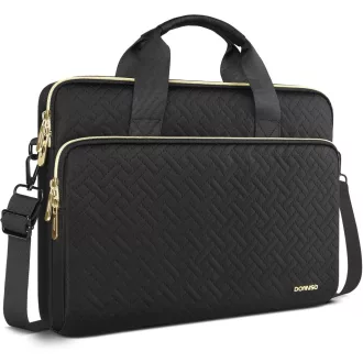   DOMISO 16 hüvelykes MacBook Pro táska vízálló laptop sleeve fekete