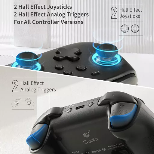 GuliKit KK3 Pro Wireless Controller Switch/PC/Steam Deck Hall Joystick