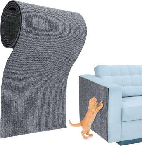 BootyBay Protecție Adezivă pentru Zgâriat Pisici 30x200 cm - Covoraș Decupabil, Protecție Mobilier, Pad pentru Zgâriat pentru Perete, Ușă, Canapea - Material Poliester