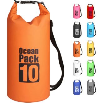   MORAINJAY 10L vízálló táska narancssárga, állítható pánt, telefon és kártya védelemmel