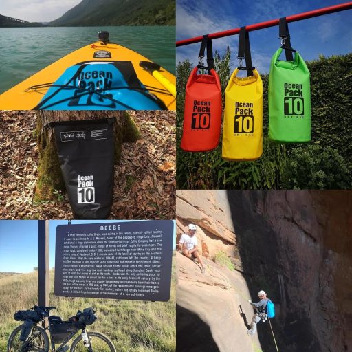 Rucsac impermeabil MORAINJAY 30L Negru, Geantă etanșă pentru înot, caiac, rafting