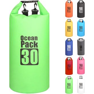   MORAINJAY 30L Vízálló Száraz Táska Állítható Pánt Kempingezéshez Rafting Úszáshoz