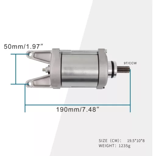 GOOFIT 9T CCW Motor de pornire electric KVF750 TERYX 750 800 2008-2018