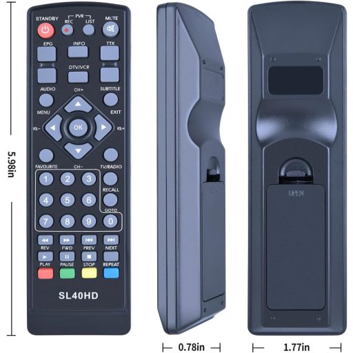 Telecomanda TCNOUMT SL 40 HD Compatibilă Comag M01 SL40HD HD25 EVOLVEO Scorpio DT-3010 Telesystem F-21 Dyon Galaxy Predator Maximum S2000 S