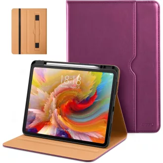  DTTO iPad Pro 13" (M5/M4) Bőr Tok Ceruzatartóval, Lila